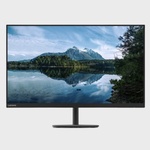 Monitor, Lenovo, D32qc-20, Zwart